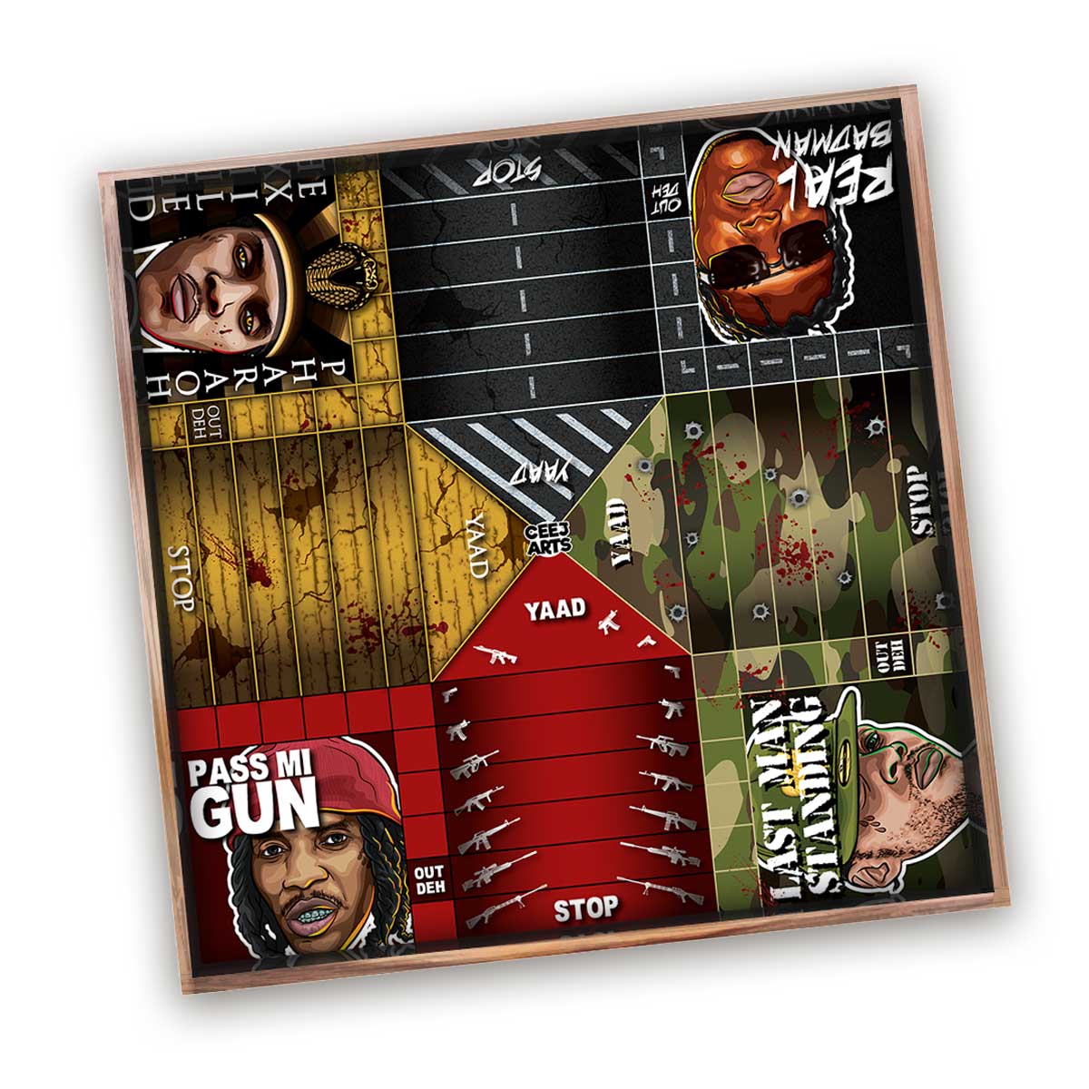 CeejArts Gaza Loodi Board